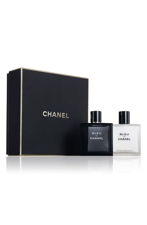 chanel bleu de chanel parfum gift set|bleu de chanel gift pack.